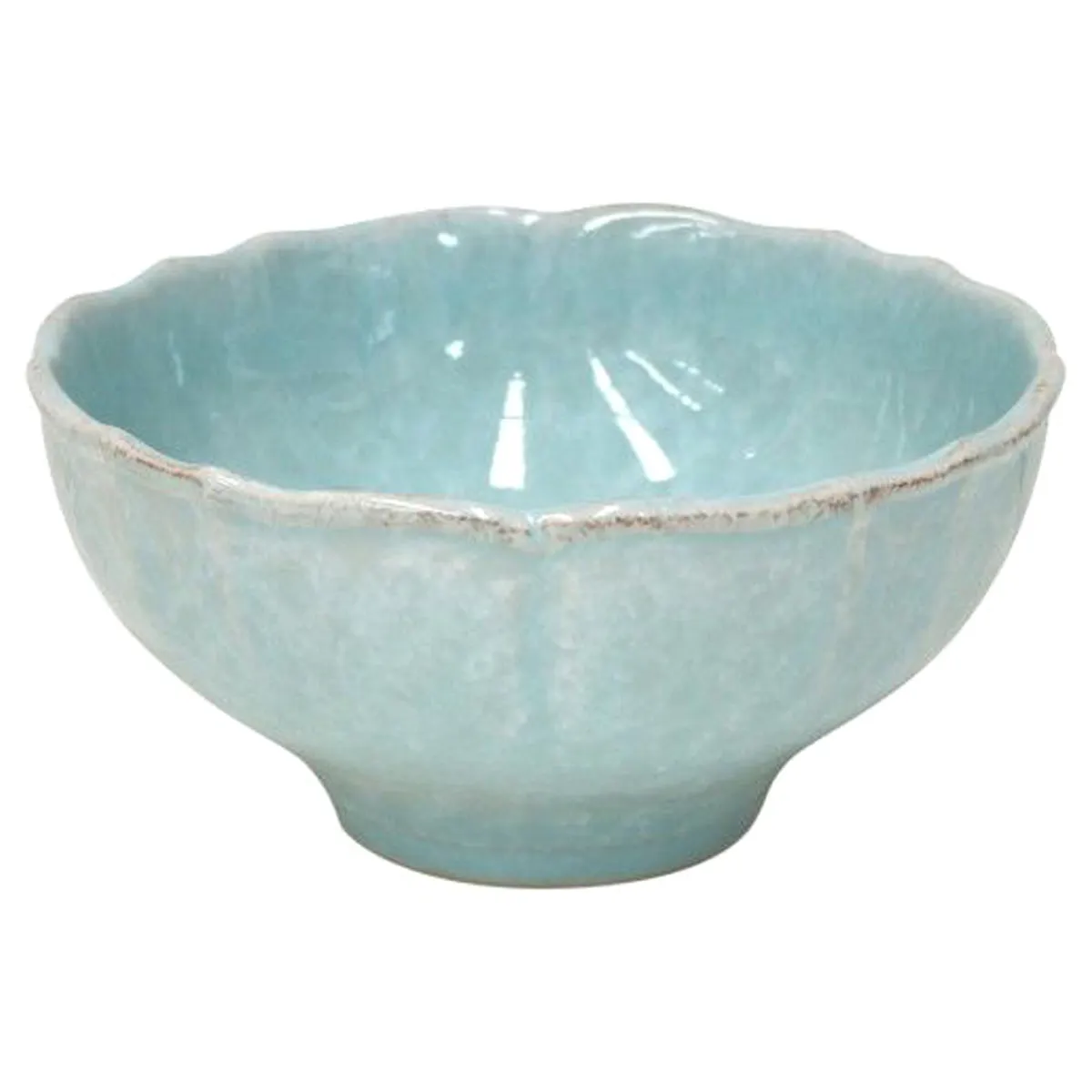 Impressions Cereal Bowl Set of 4 - Blue, Stoneware