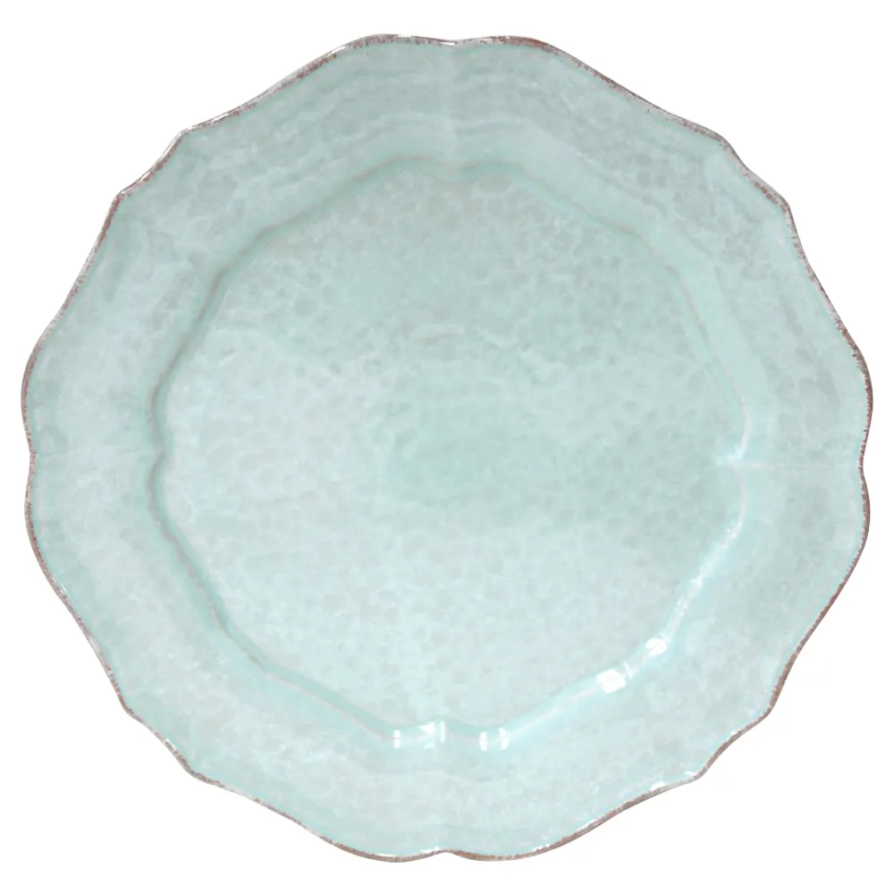 Impressions Dinner Plate Set of 4 - Blue, Stoneware