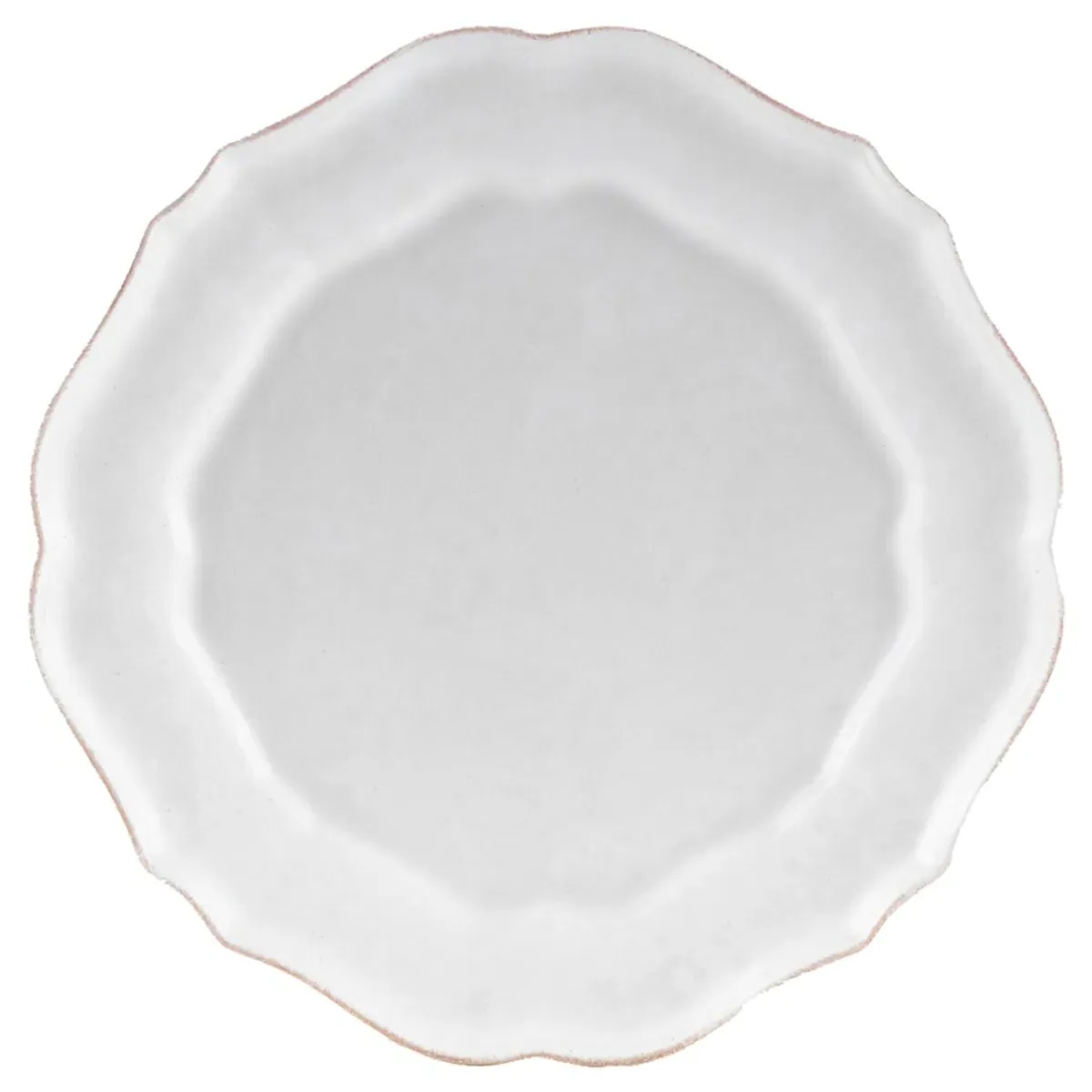 Impressions Dinner Plate Set of 4 - White, Stoneware