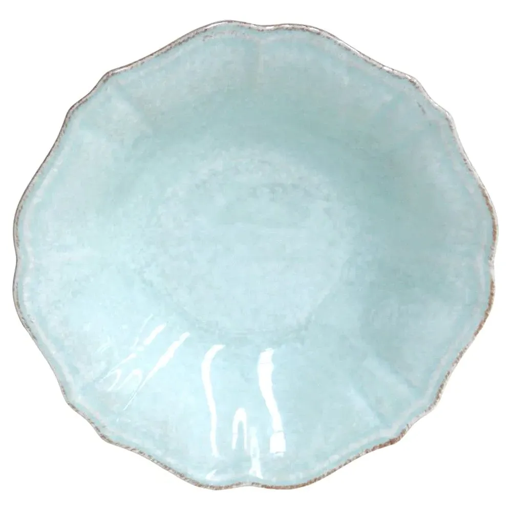 Impressions Soup Plate Set of 4 - Blue, Stoneware
