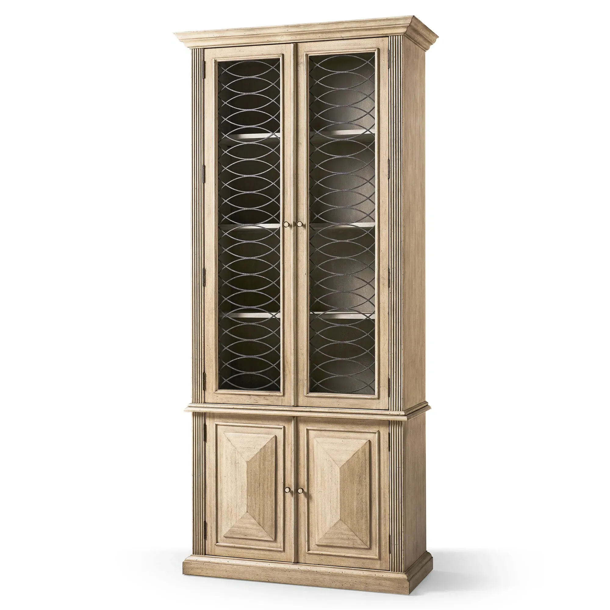 Inayah Display Cabinet - Brown, Acacia