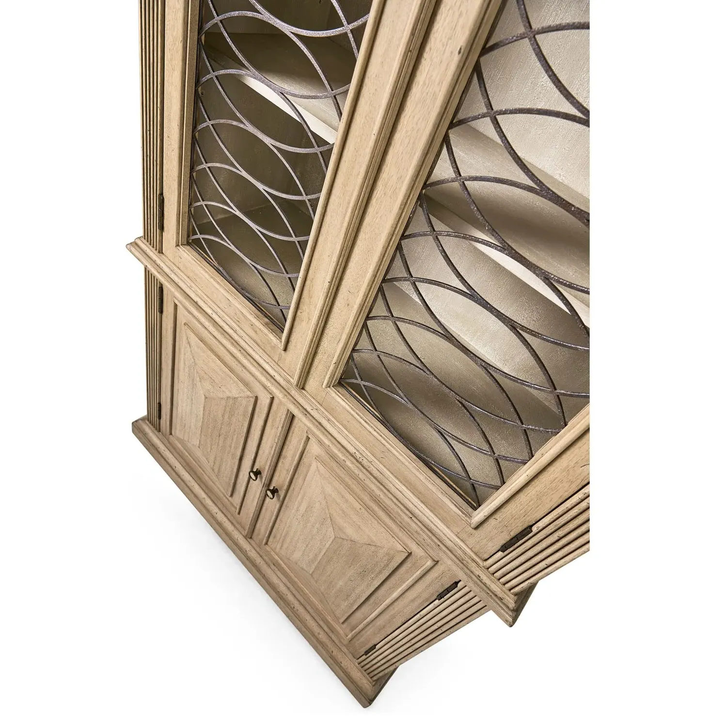 Inayah Display Cabinet - Brown, Acacia