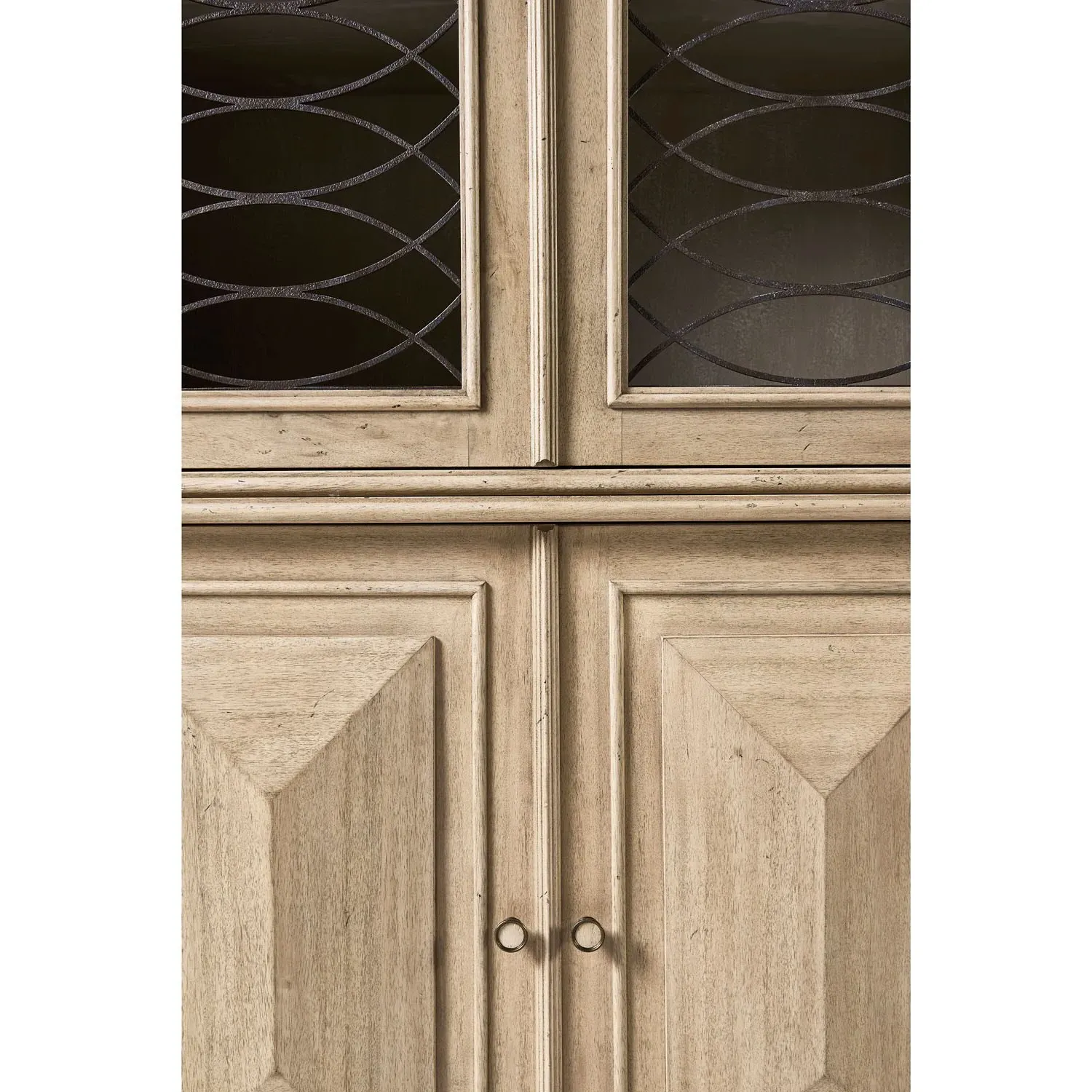 Inayah Display Cabinet - Brown, Acacia