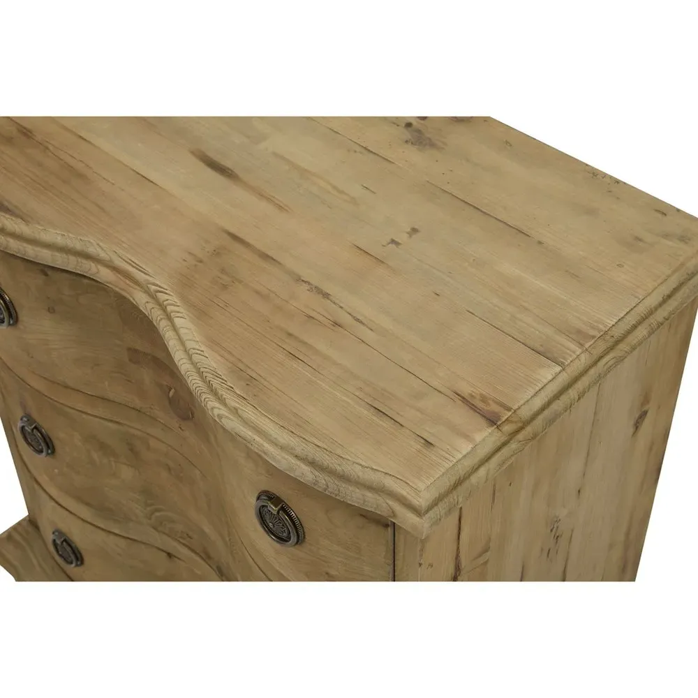 Indigo Nightstand - Natural Brown, Reclaimed Pine