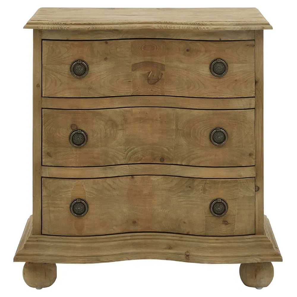 Indigo Nightstand - Natural Brown, Reclaimed Pine