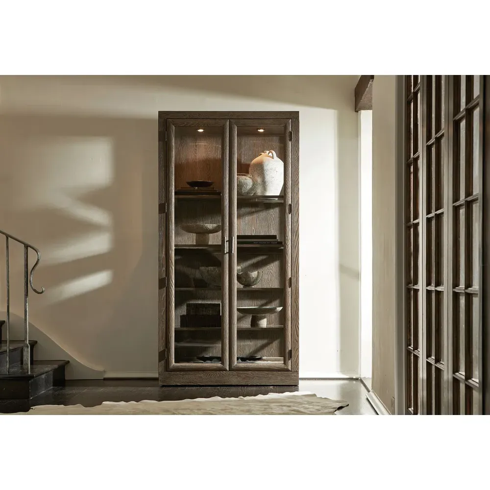 Ingrid Display Case - Brown, Wood