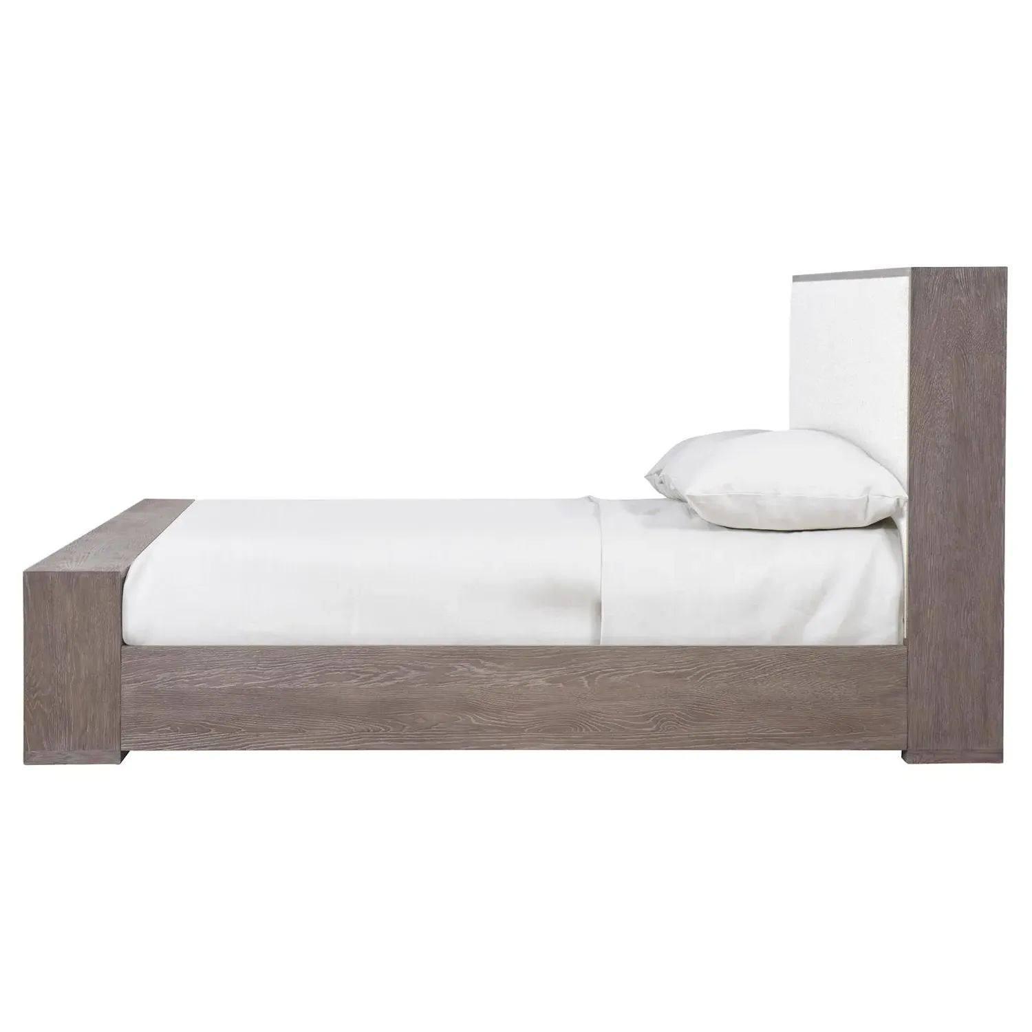 Ingrid King Size Bed Frame - Beige, Boucle