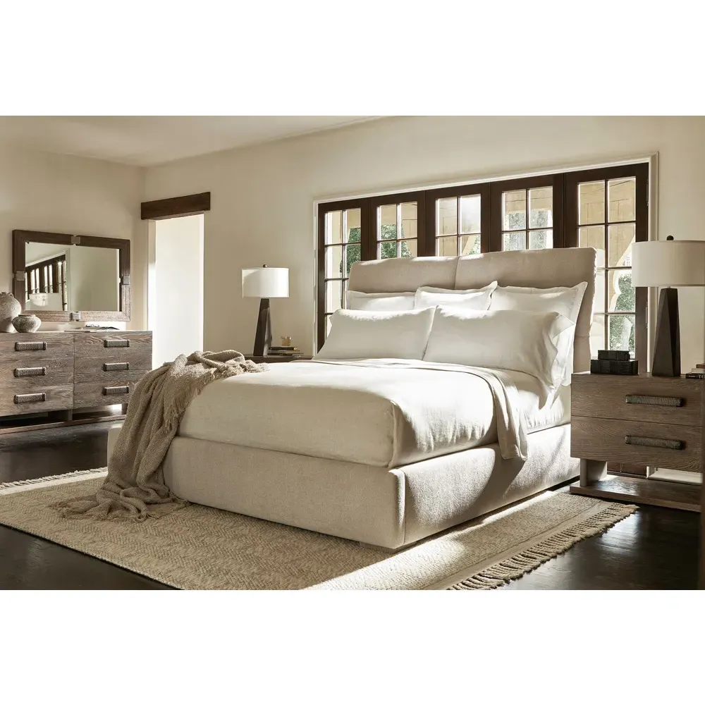 Ingrid Rectangular Wall Mounted Mirror - Brown, Wood