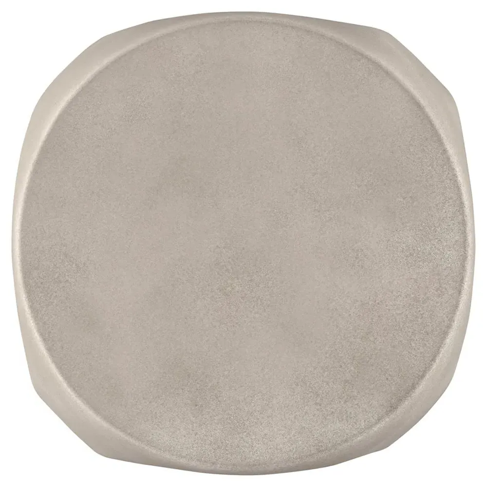 Ingrid Round Side Table - Grey, Concrete