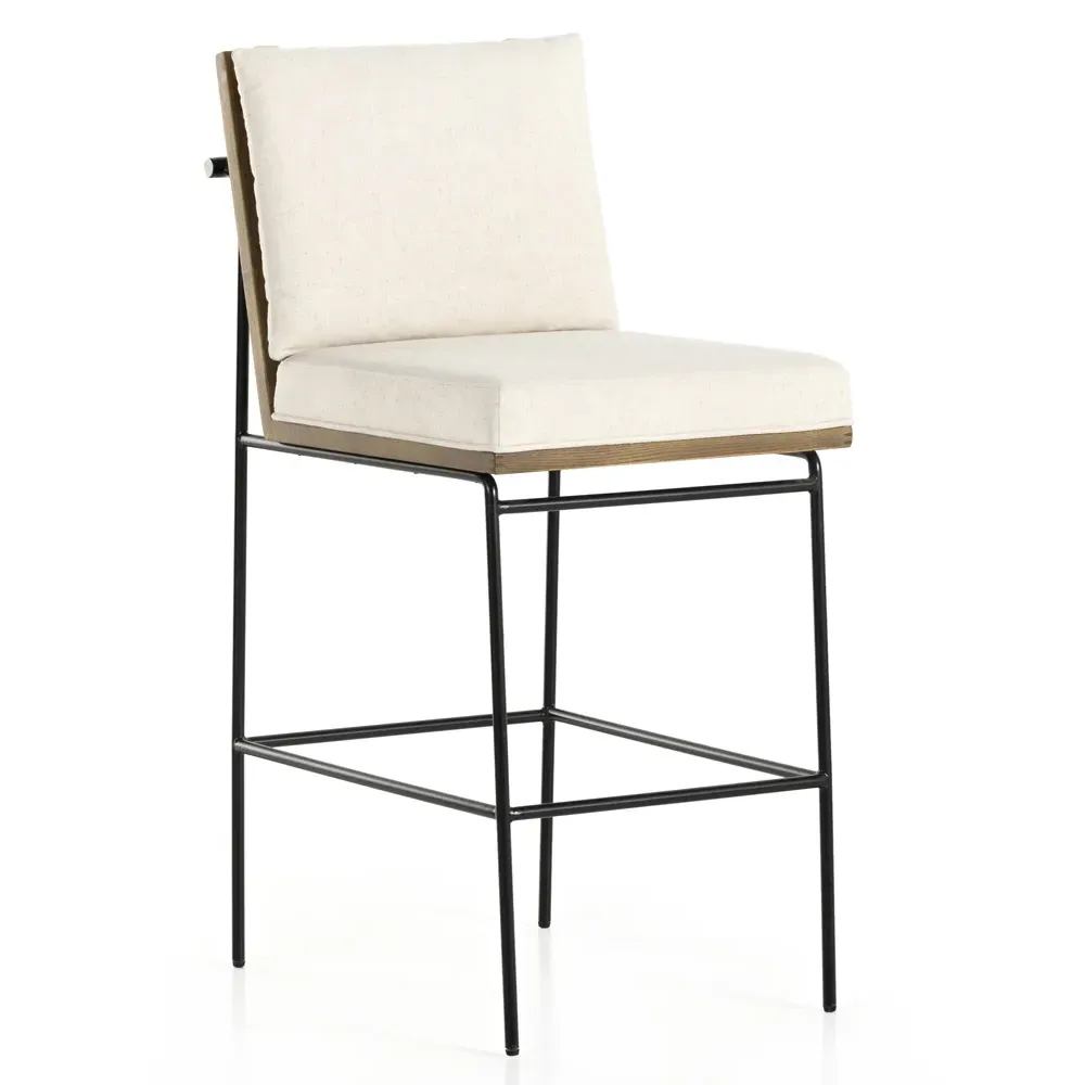 Inno Bar Stool - White, Oak