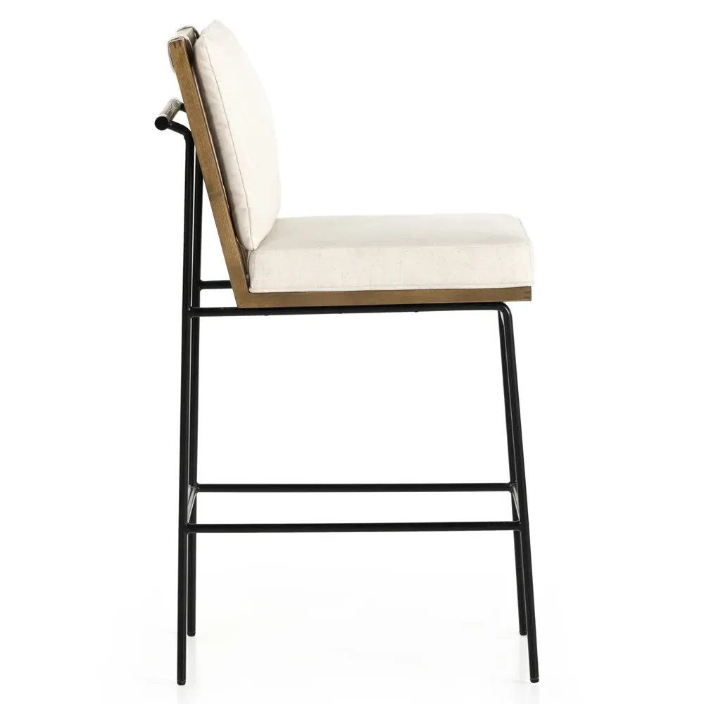 Inno Bar Stool - White, Oak