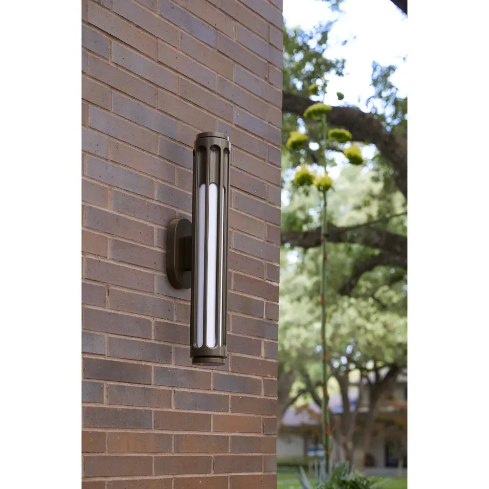 Inset Outdoor Sconce - Bronze, Steel