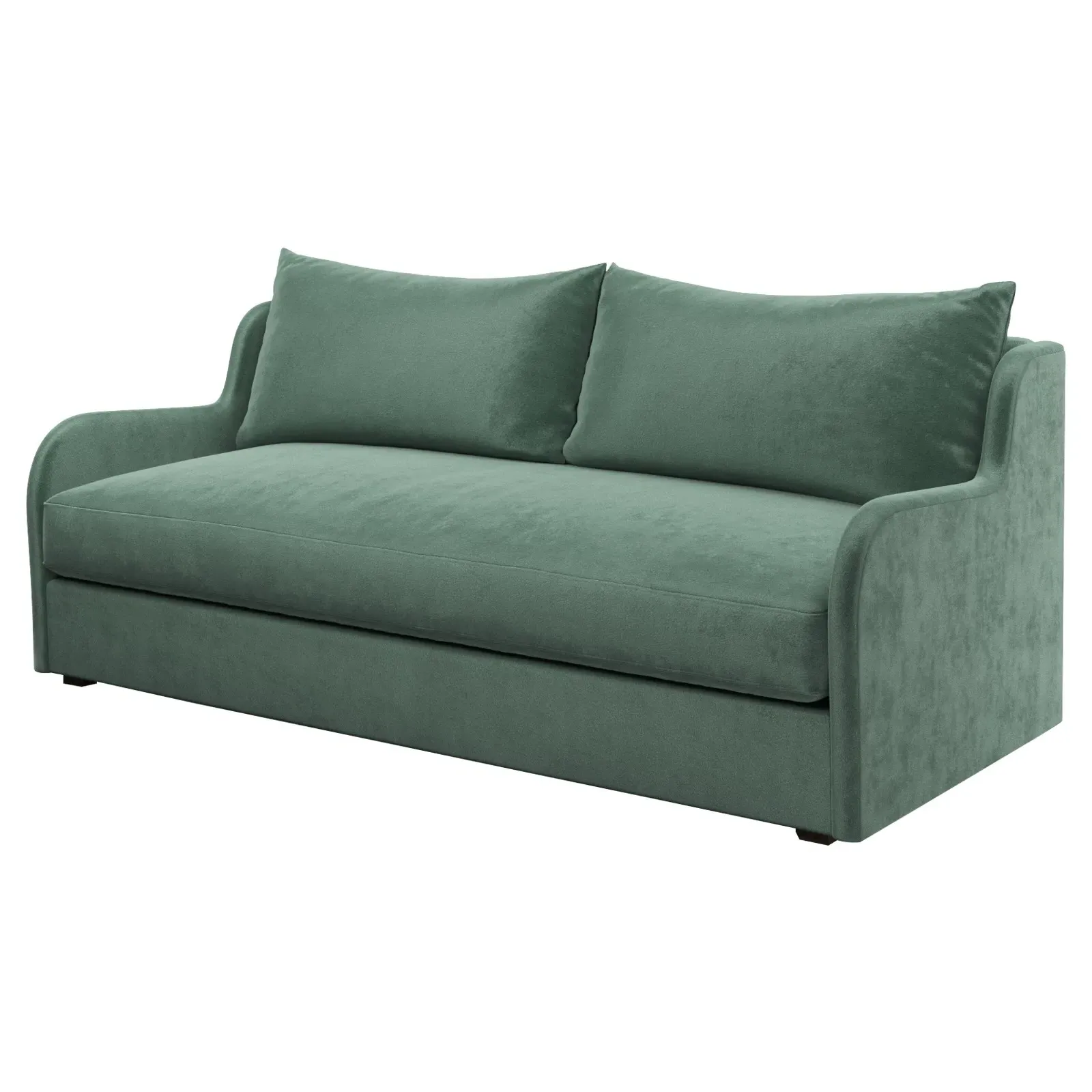 Irene 3-Seater Sofa - Stone Pine, Performance Velvet image