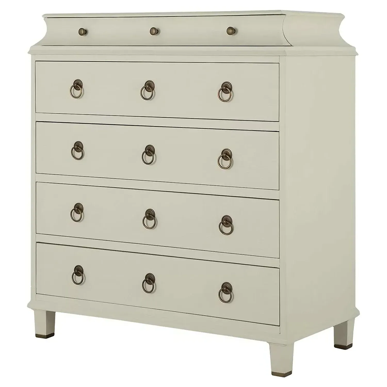 Irene Chest with Drawers - Antique White, Mindi Wood