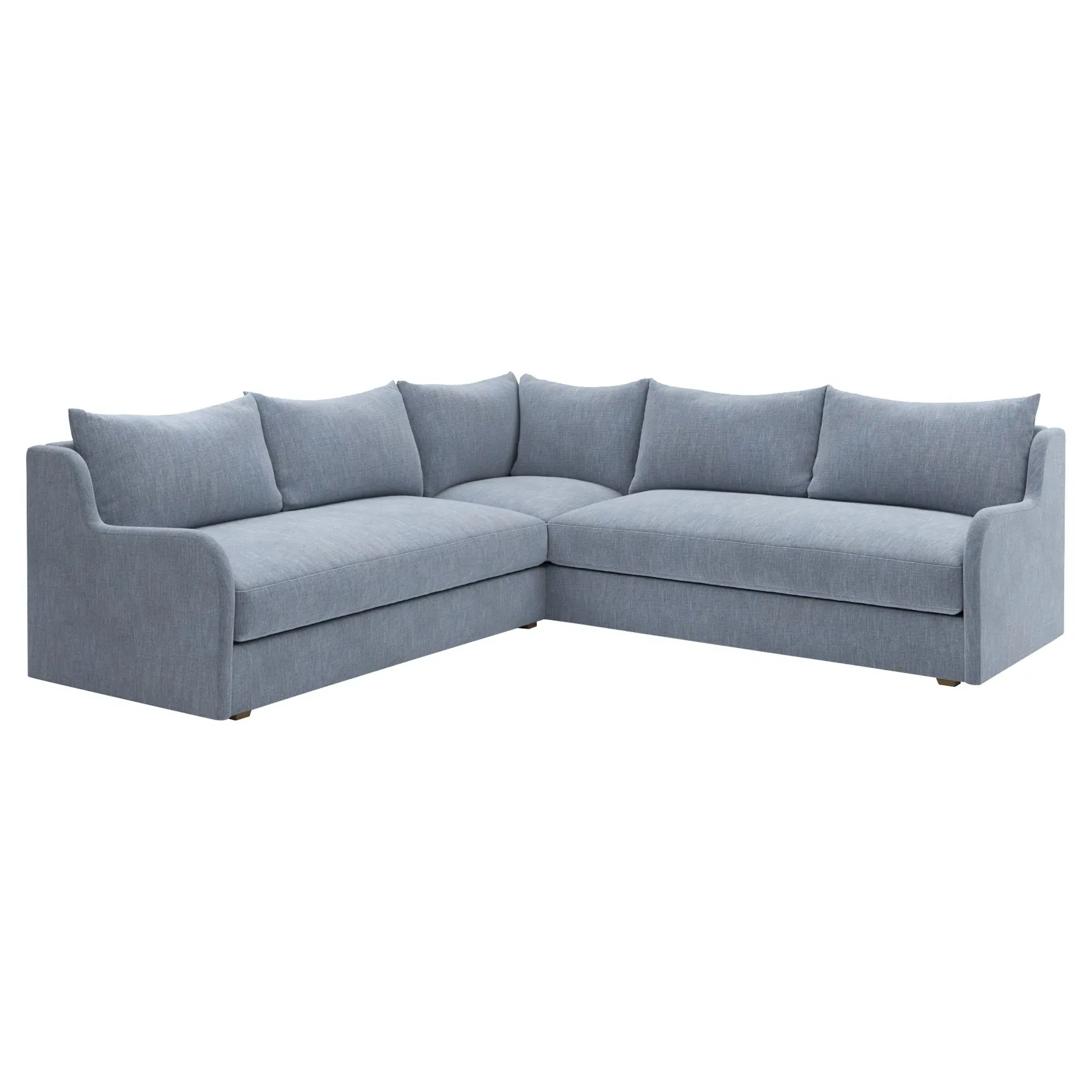 Irene Corner Sectional - Nantucket Blue