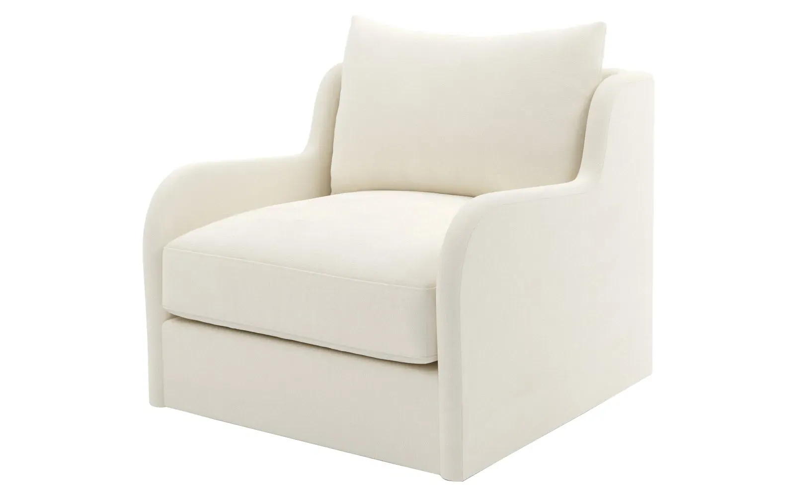 Irene Swivel Chair - Marshmallow