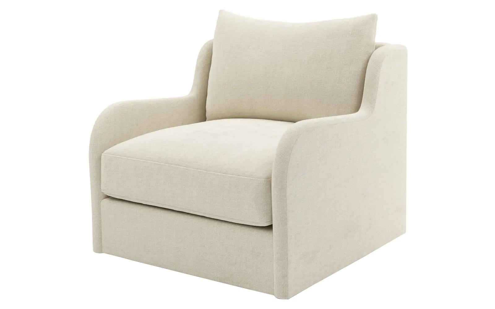 Irene Swivel Chair - Sea Salt