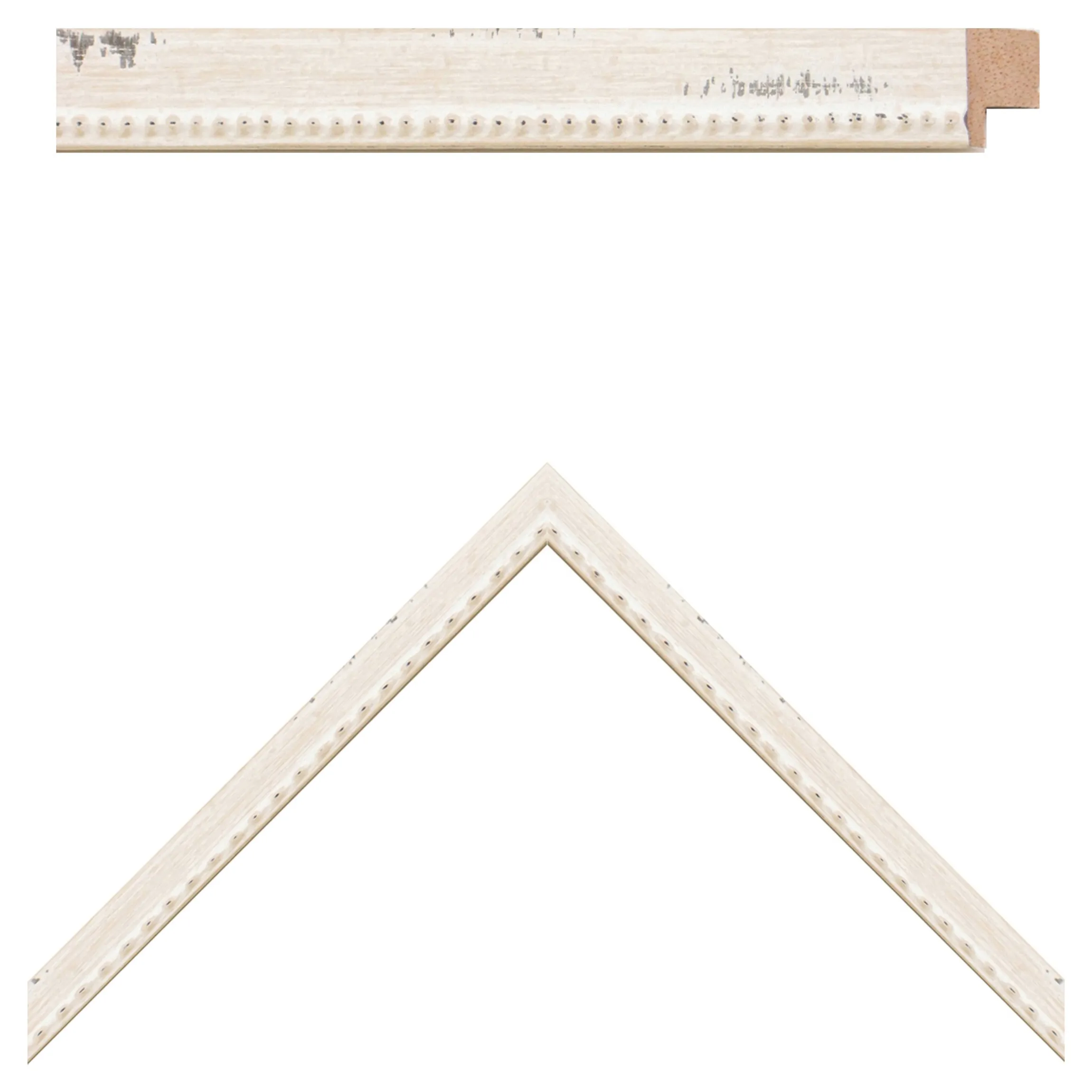 Iris Coral Frame Illustration - Blue, Wood