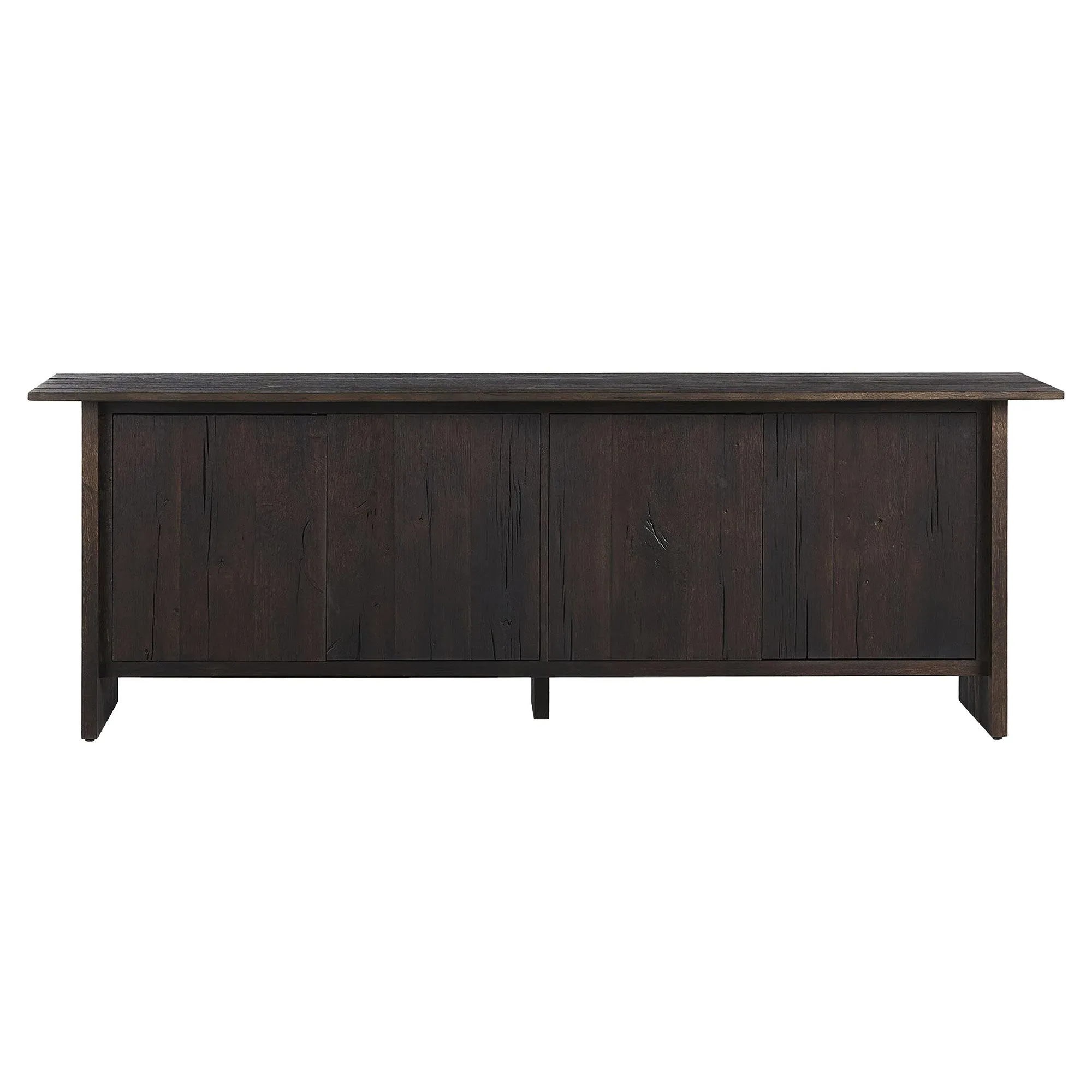 Irish Rustic Lodge Burnt Oak Midea Cabinet - Black image