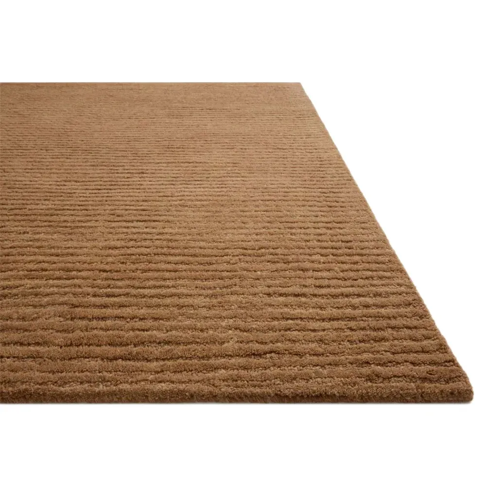 Irvale Solid Rug Sample - Terracotta, Wool