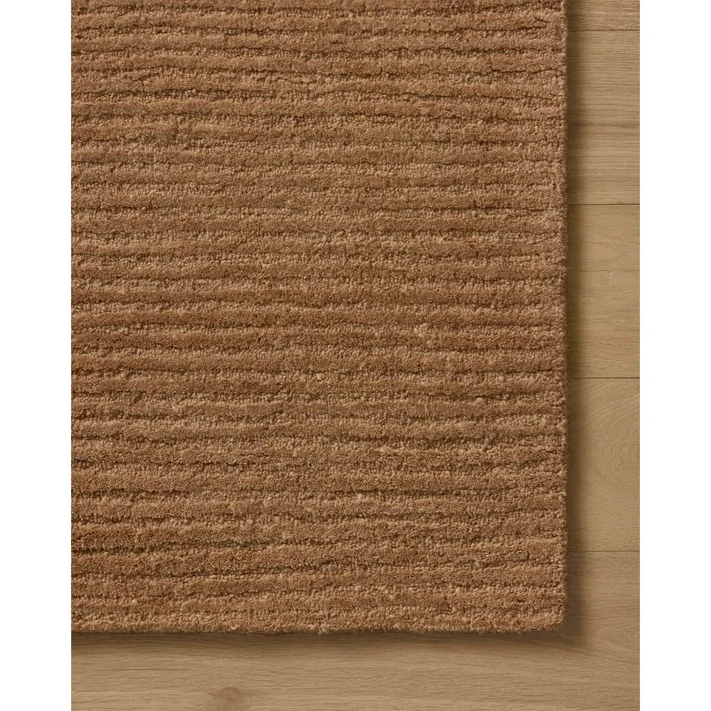 Irvale Solid Rug Sample - Terracotta, Wool