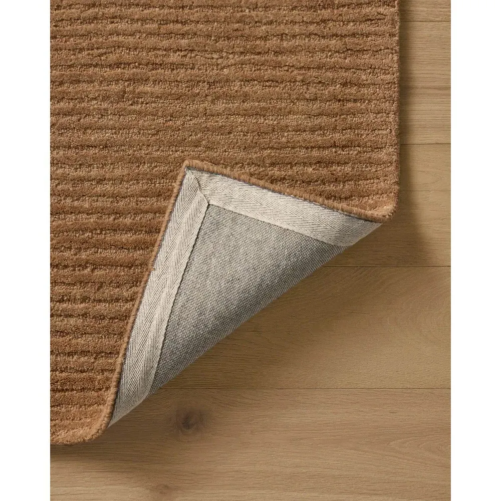 Irvale Solid Rug Sample - Terracotta, Wool
