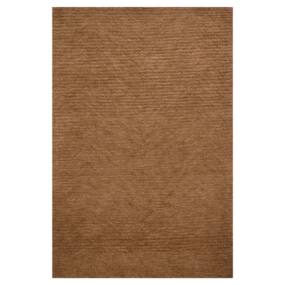 Irvale Solid Rug - Terracotta, Wool