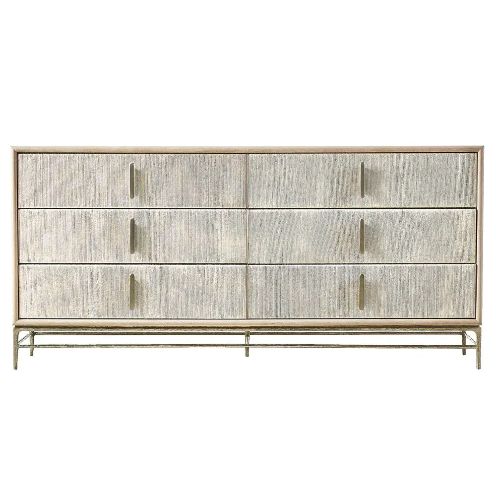 Irving Double Dresser - Brown, Oak image