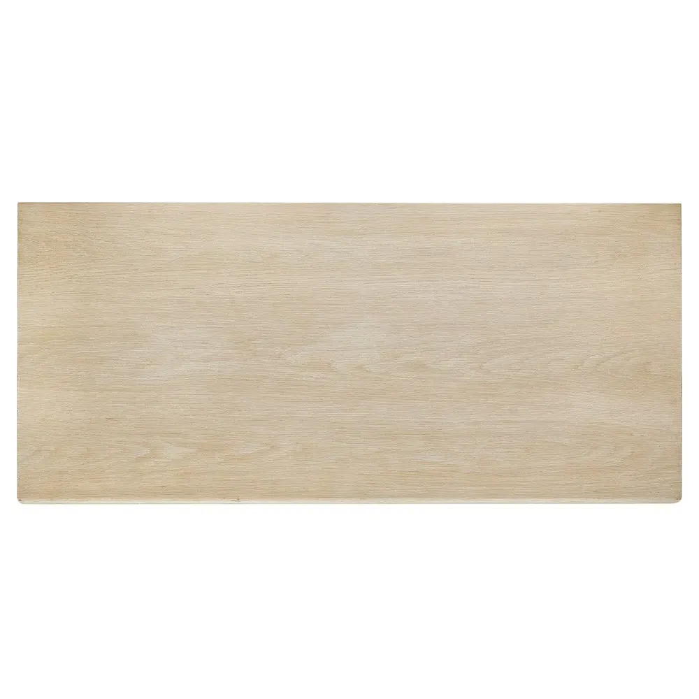 Irving Wide Nightstand - Whitewashed, Oak