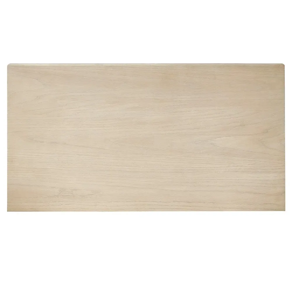 Irving Wide Nightstand - Whitewashed, Oak