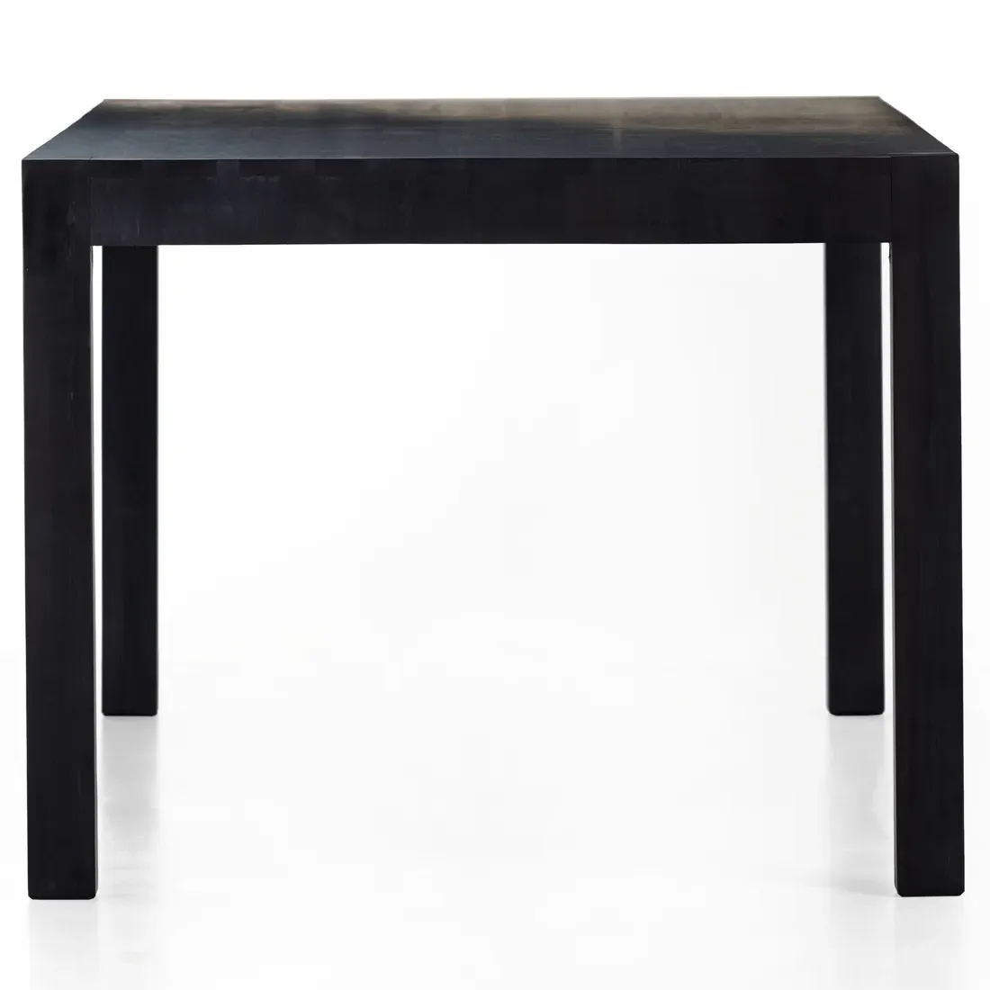 Isaac Rectangular Dining Table - Black, Poplar Wood