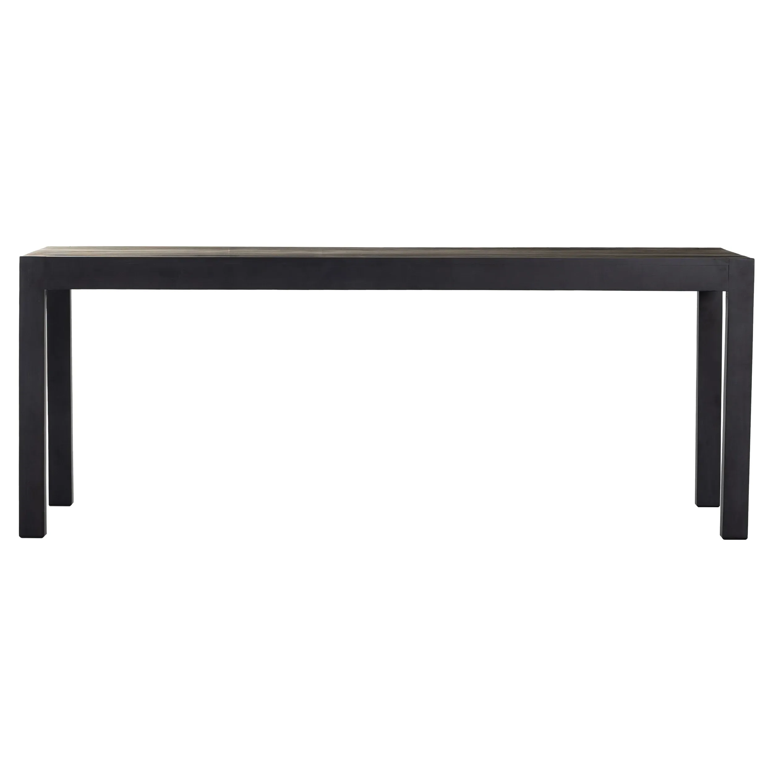 Isaac Rectangular Dining Table - Black, Poplar Wood image