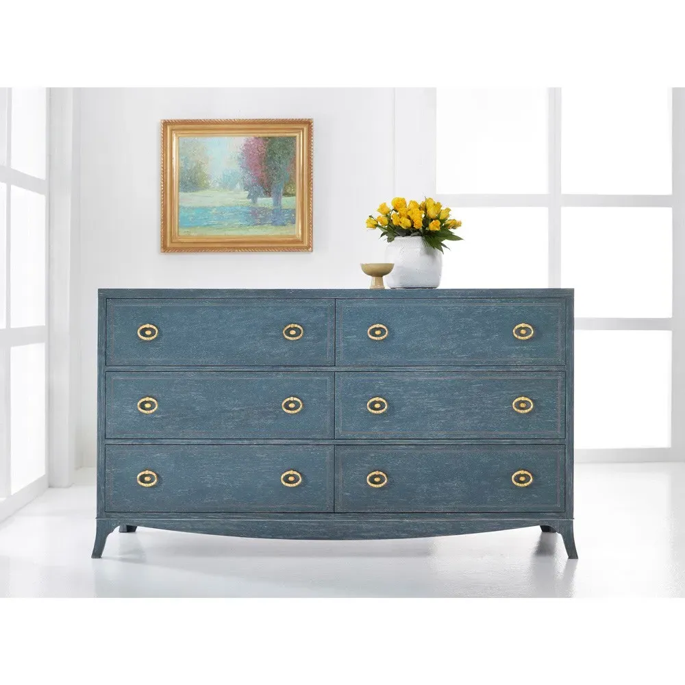 Isabeau Double Dresser - Blue, Oak