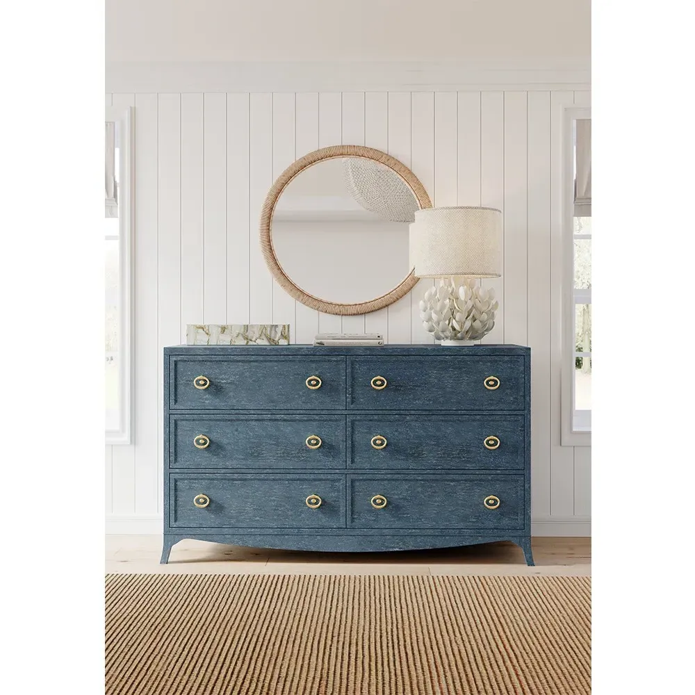 Isabeau Double Dresser - Blue, Oak