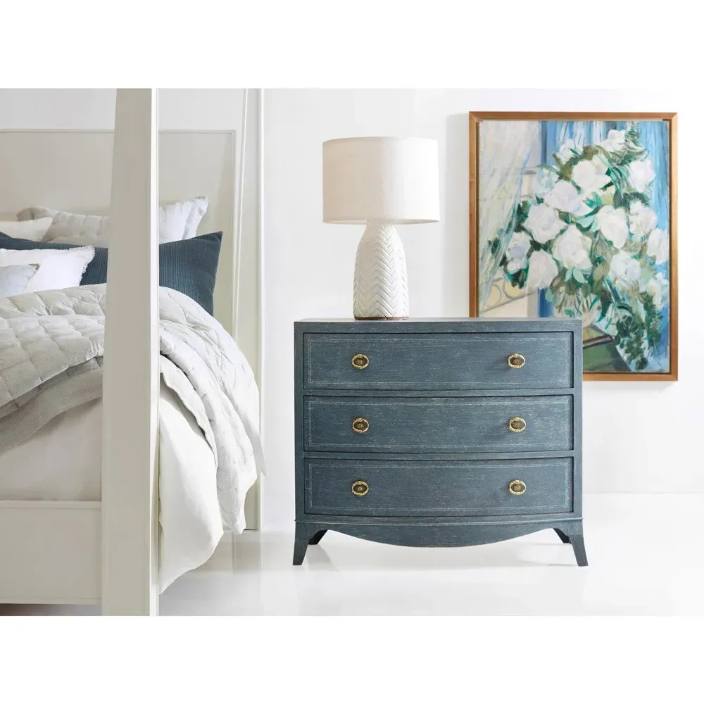 Isabeau Oak Chest - Blue