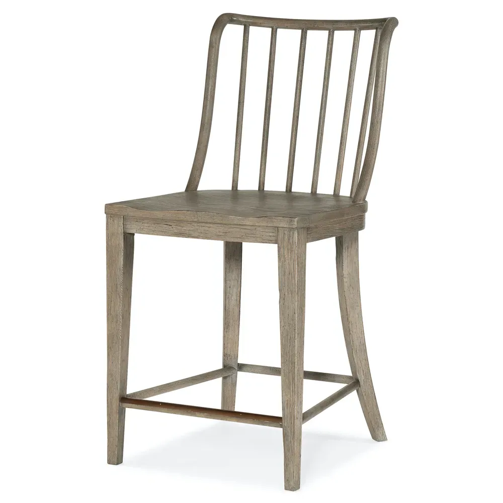 Isabel Counter Stool - Brown, Beech Wood