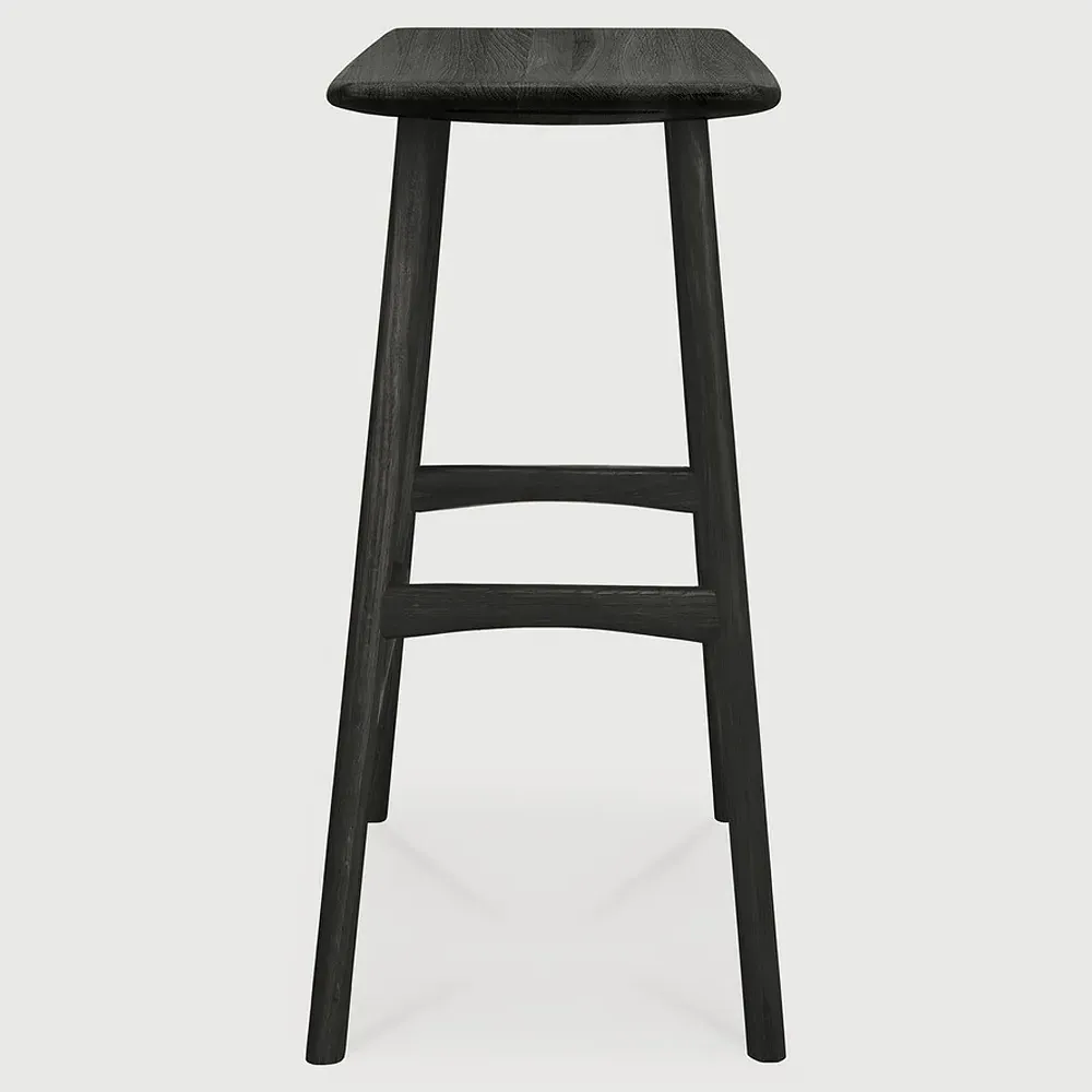 Isabella Counter Stool - Black, Oak