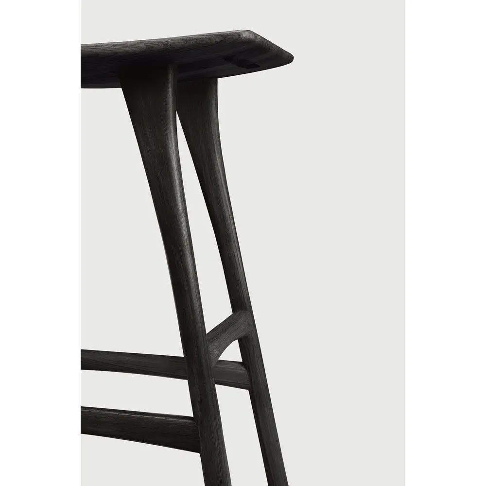 Isabella Counter Stool - Black, Oak