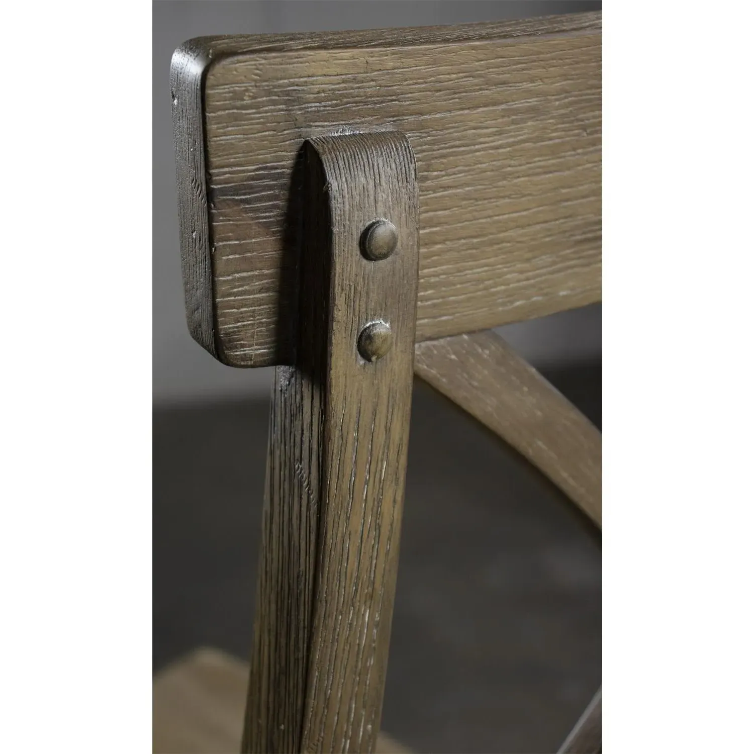 Isabella Cross Back Dining Chair - Brown, Wood