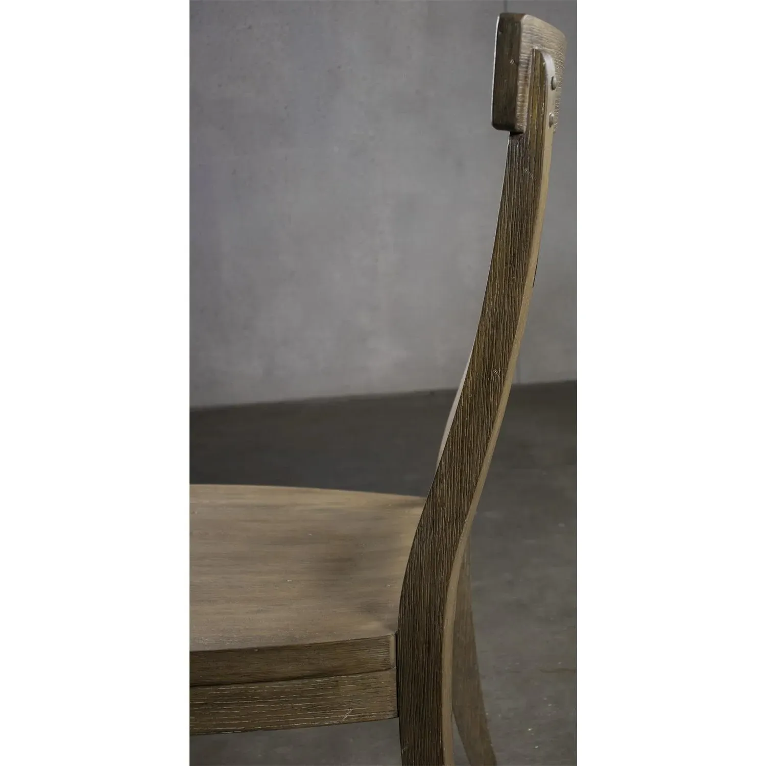 Isabella Cross Back Dining Chair - Brown, Wood