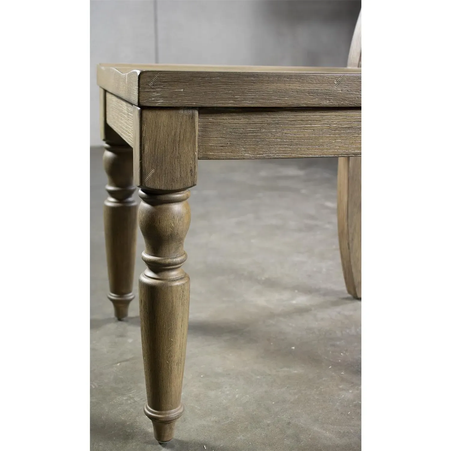 Isabella Cross Back Dining Chair - Brown, Wood