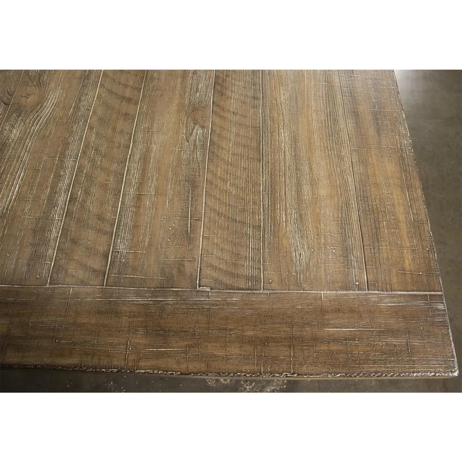 Isabella Rectangular Extendable Dining Table - Brown, Pine