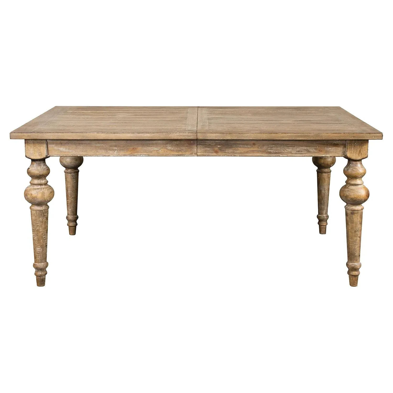 Isabella Rectangular Extendable Dining Table - Brown, Pine image