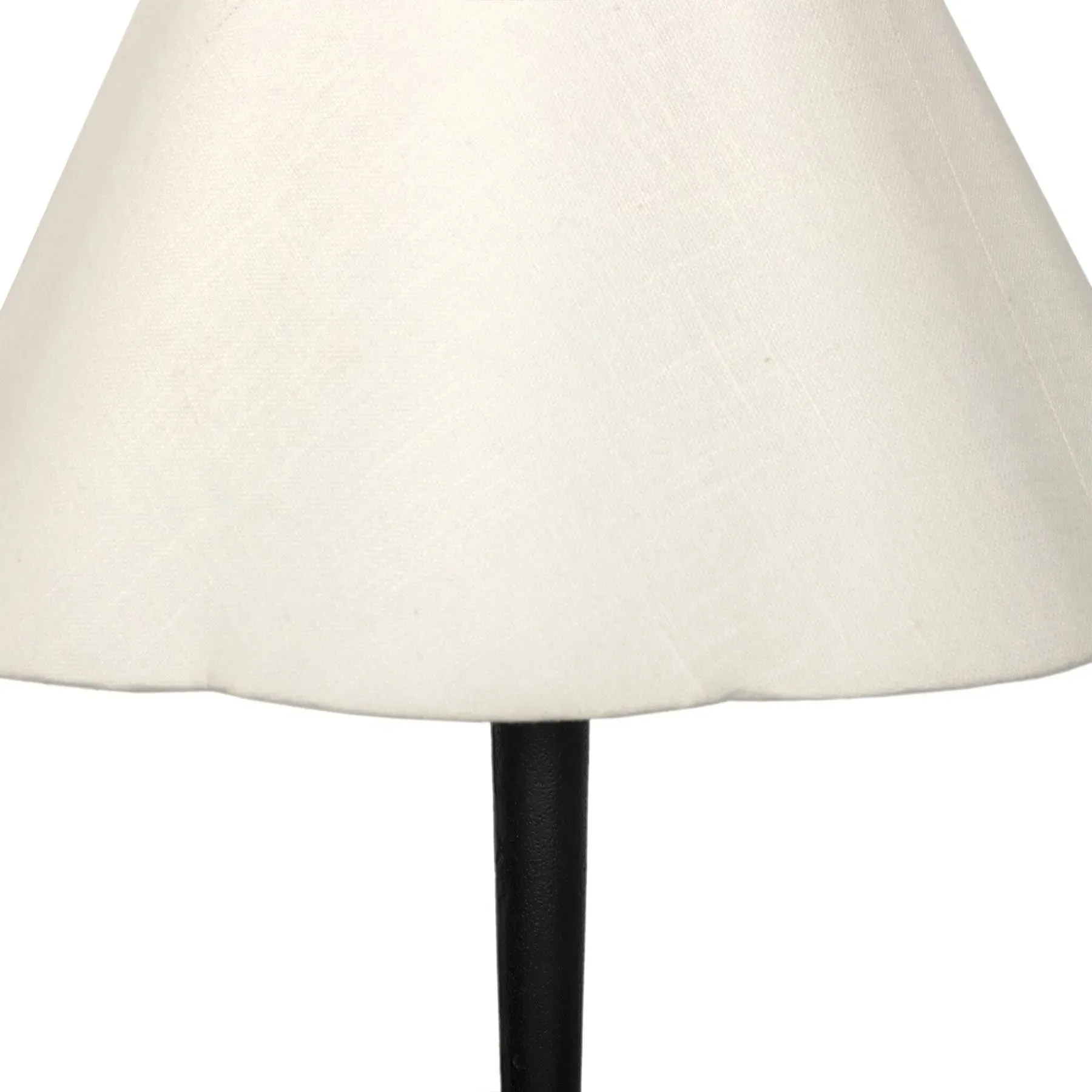 Isabelle Scalloped Shade Floor Lamp - Black, Iron