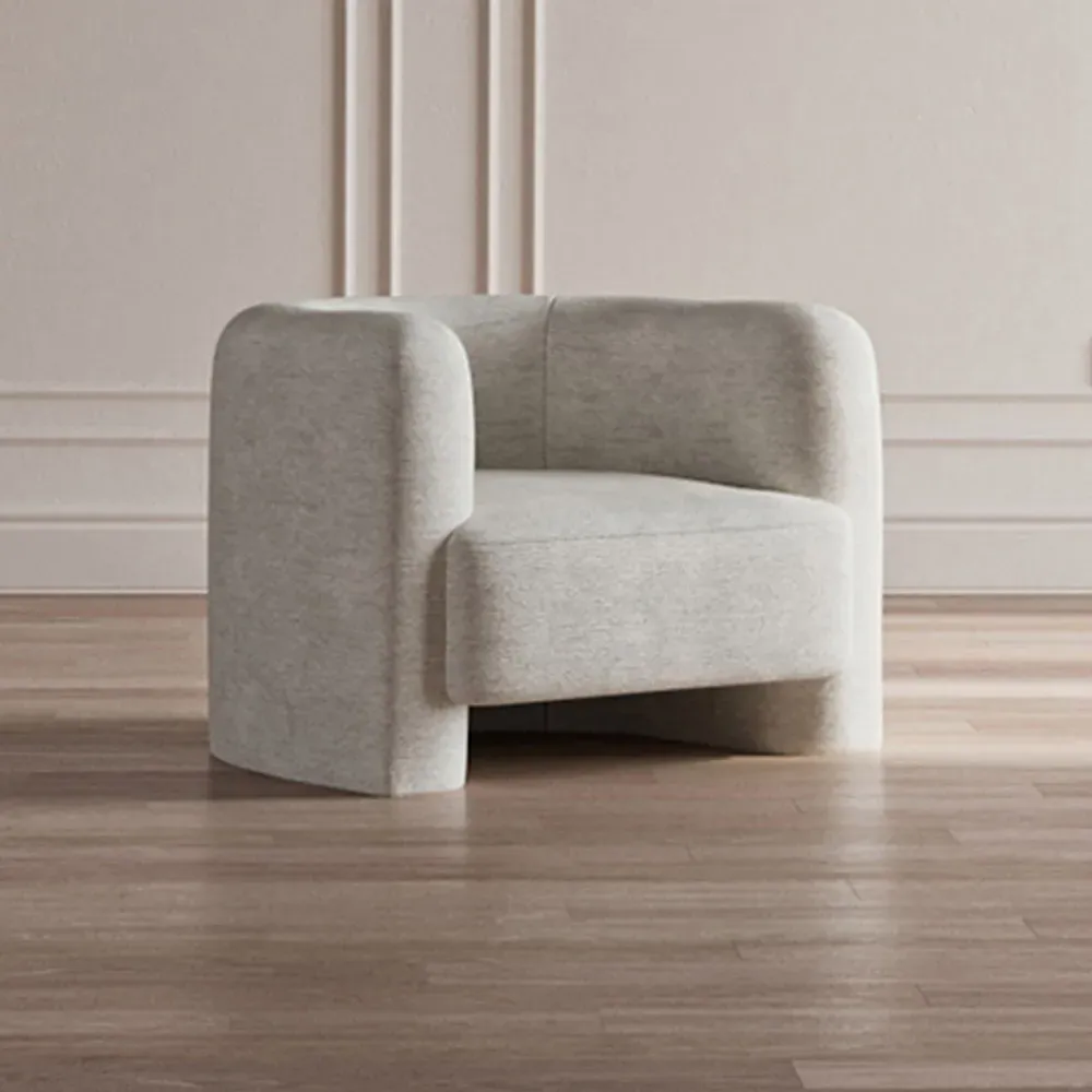 Isla Barrel Chair - Contessa Blush, Performance Fabric