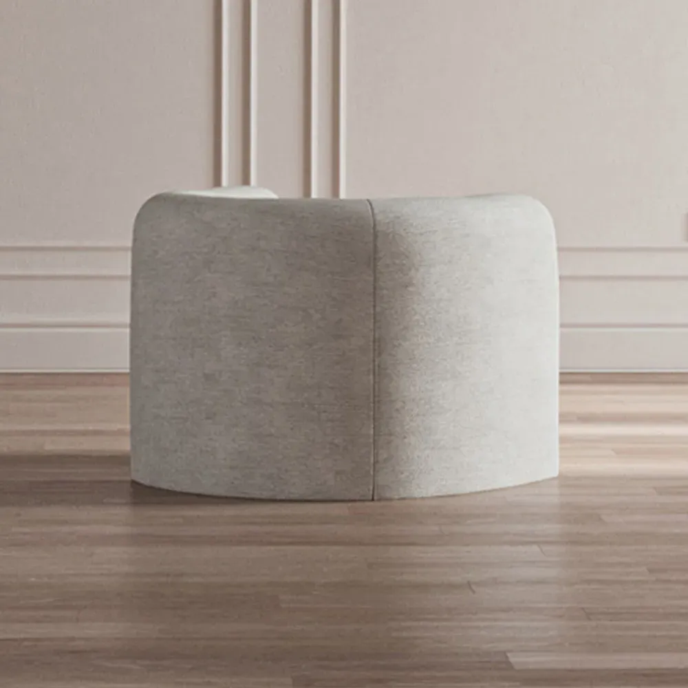 Isla Barrel Chair - Contessa Blush, Performance Fabric