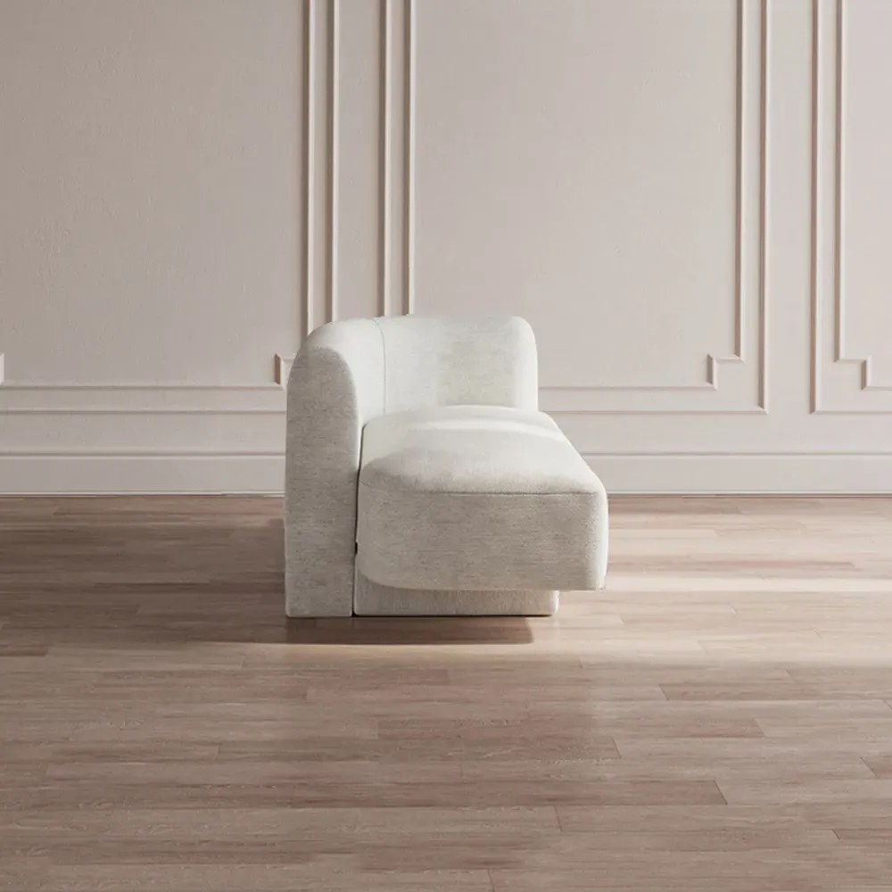 Isla Chaise Lounge - Khaki, Performance Fabric