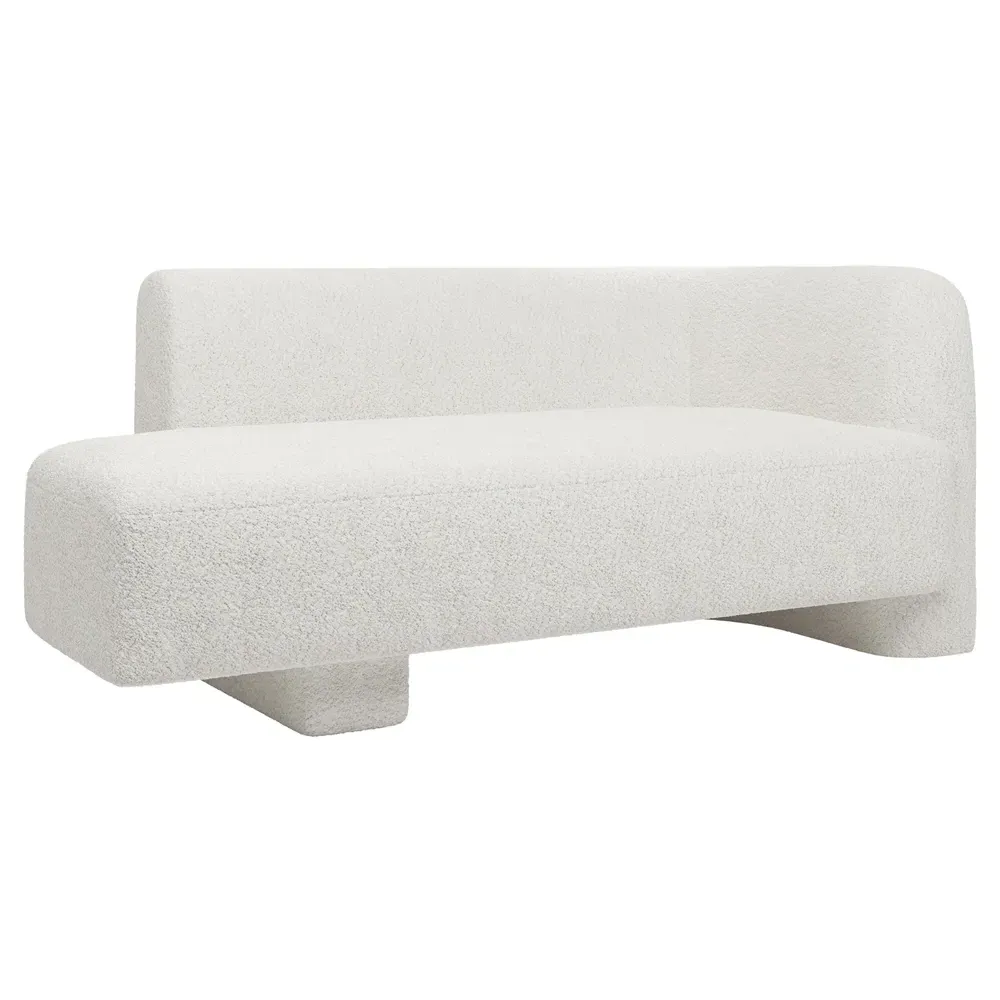 Isla Chaise Lounge - Oslo Ivory, Performance Fabric