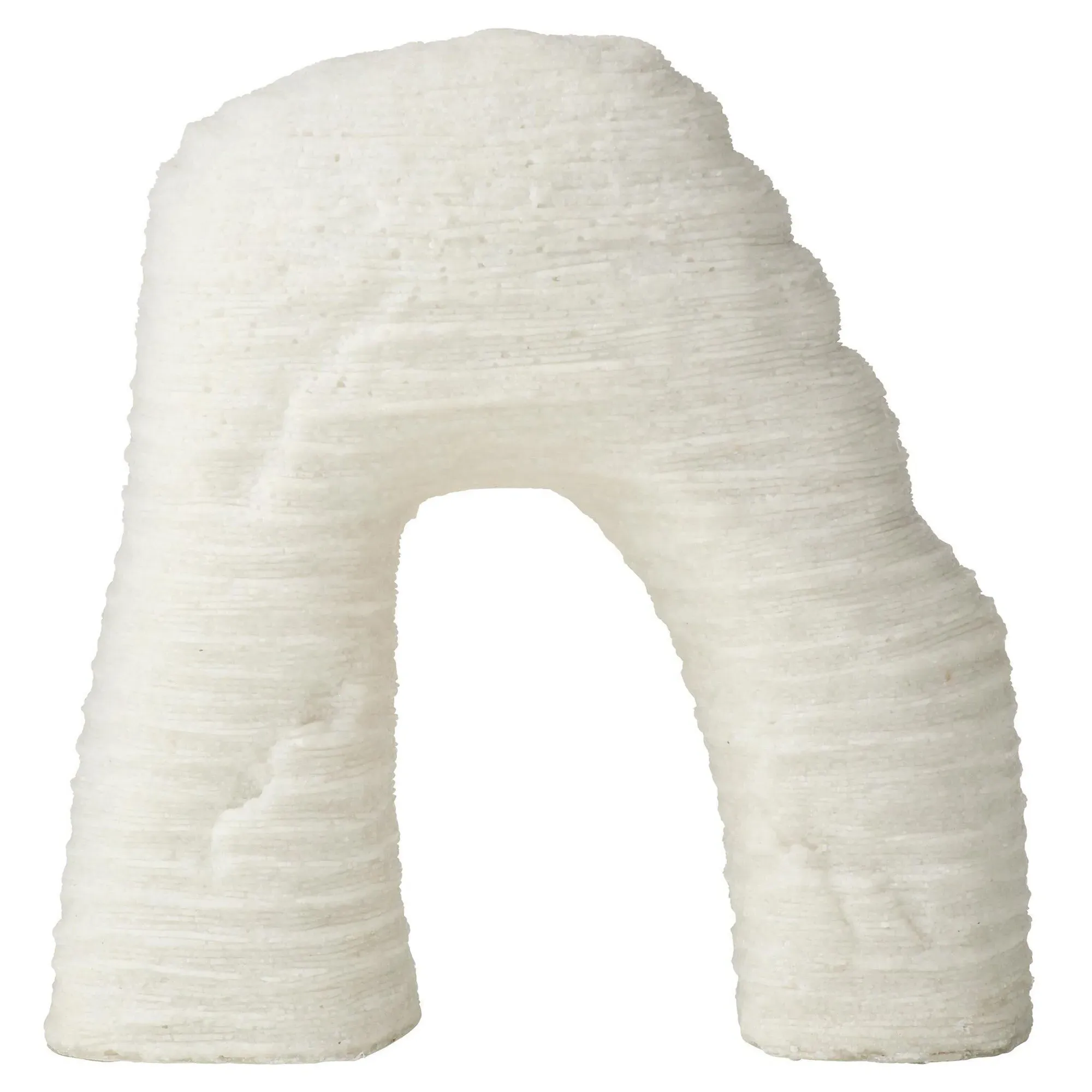 Isla Textured Sculpture Set of 3 - White, Ricestone