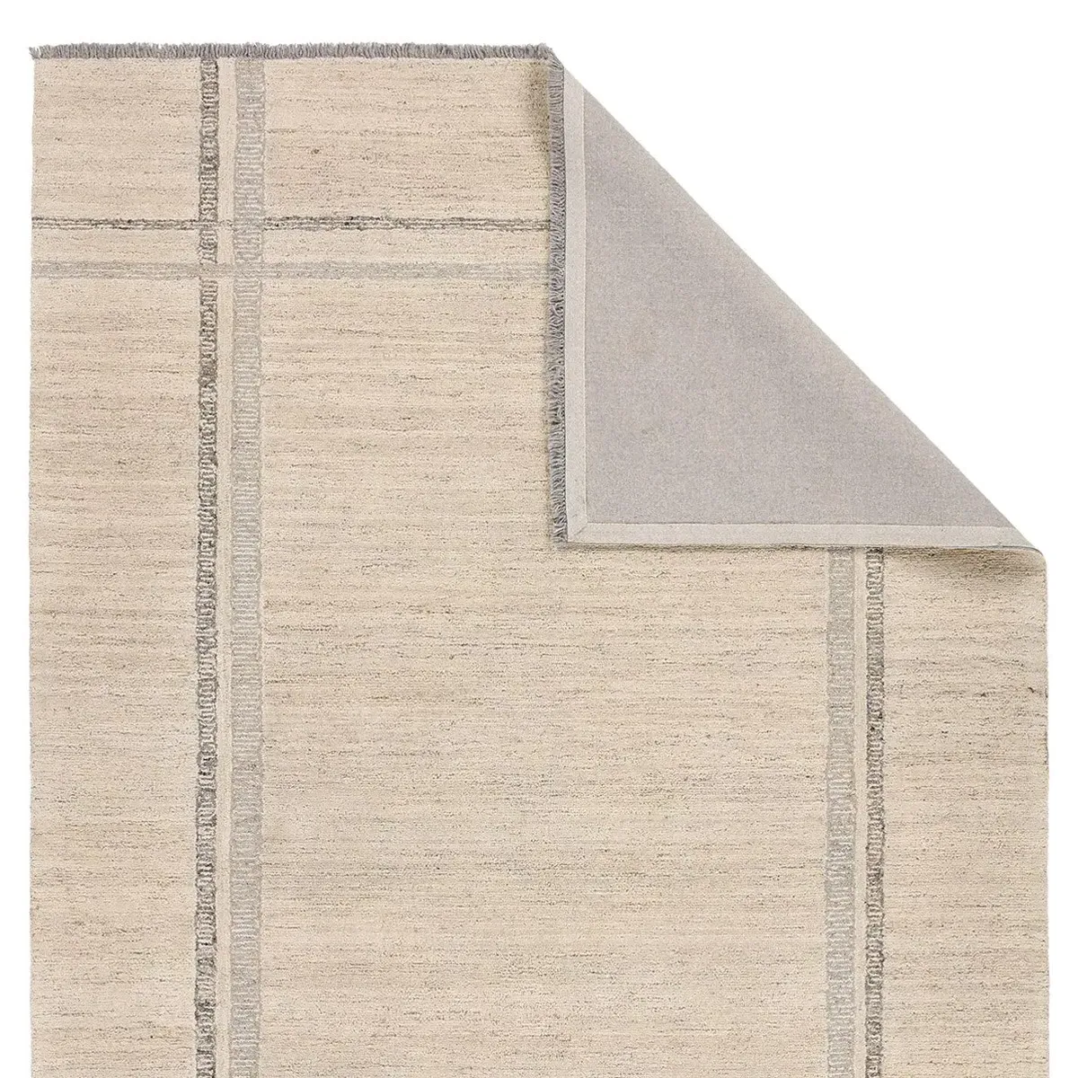 Islen Patterned Rug Sample - Cream, Wool